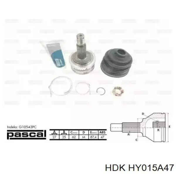 Купити HY015A47 HDK Шарнір приводу зовнішній