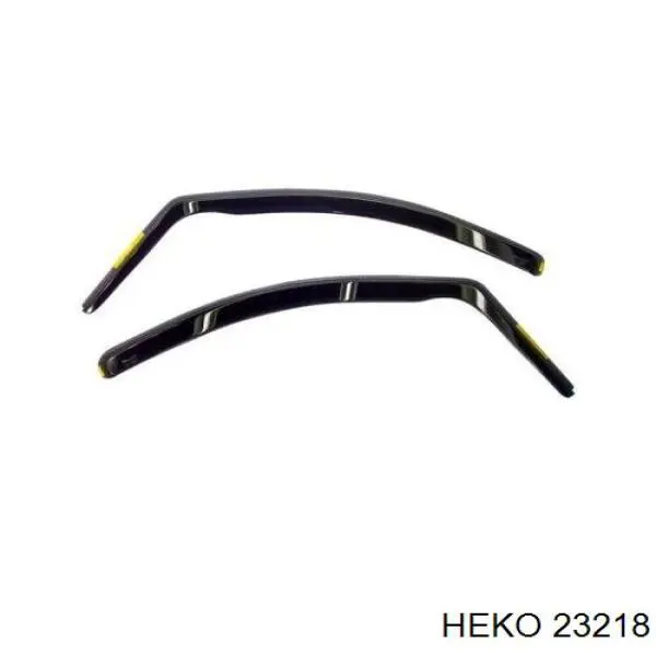 23218 Heko дефлектор-обтікач (вітровики на скло дверей, комплект 2 шт)