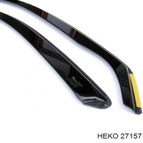 27157 Heko дефлектор-обтікач (вітровики на скло дверей, комплект 4 шт.)
