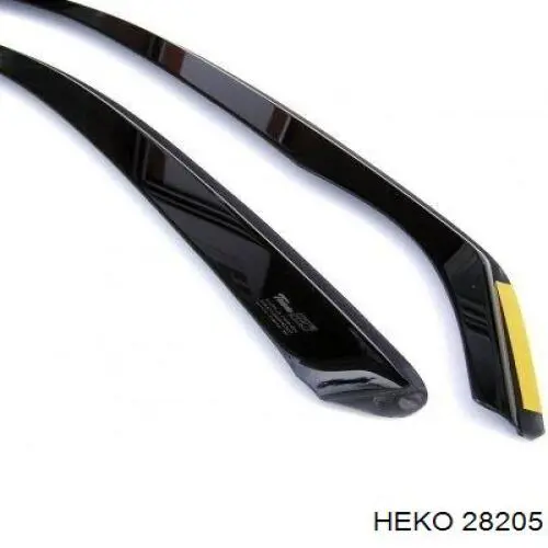 28205 Heko дефлектор-обтікач (вітровики на скло дверей, комплект 2 шт)