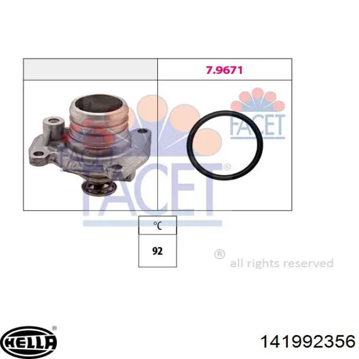 Автомобільний термостат Gates TH35292G1 ціна, від 11.39 USD