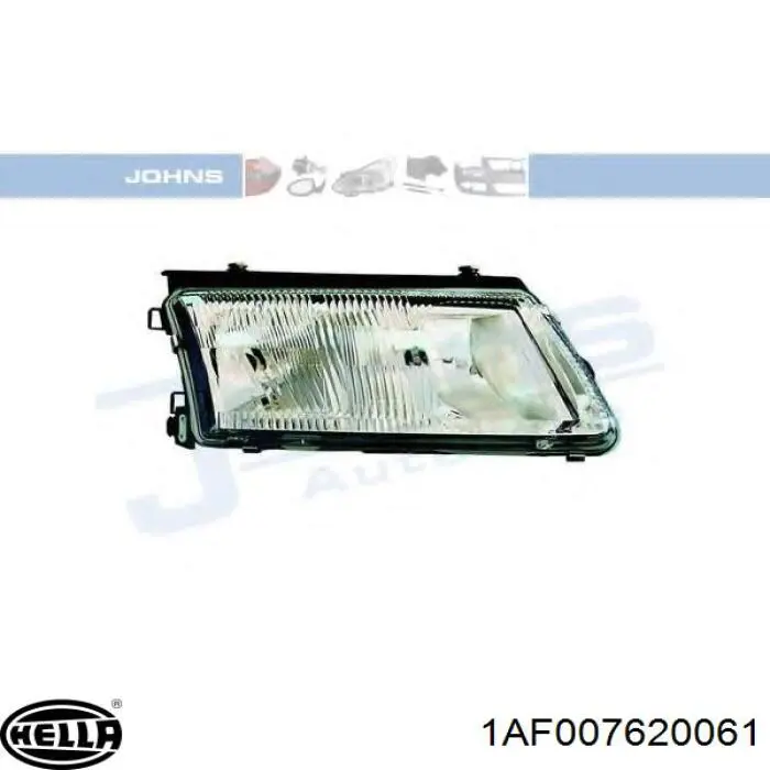 Купити 1AF007620061 HELLA Права блок фара