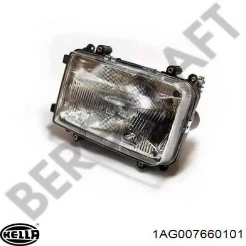 Фара права 1AG007660101 HELLA