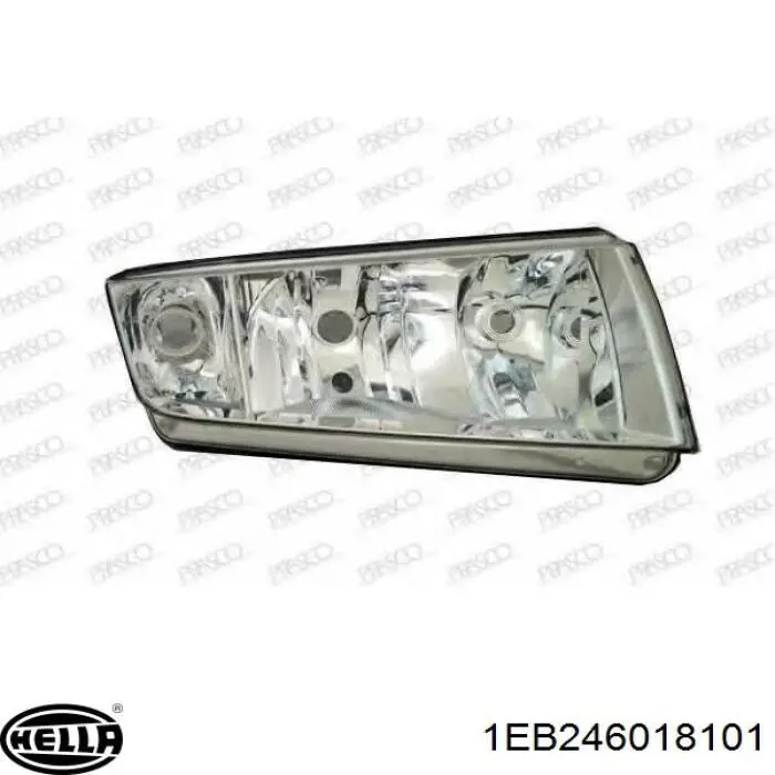 Купити 246366 HELLA Права блок фара
