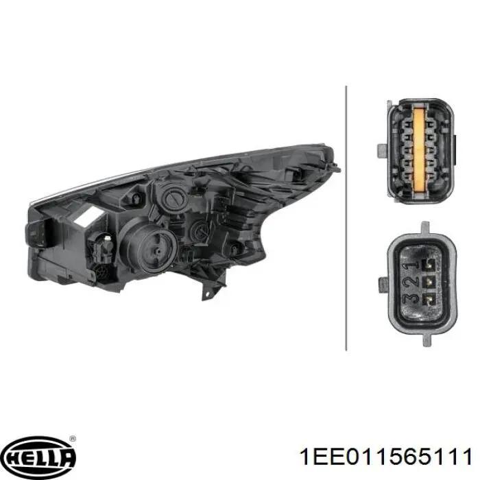 Фара ліва 95527865 Opel