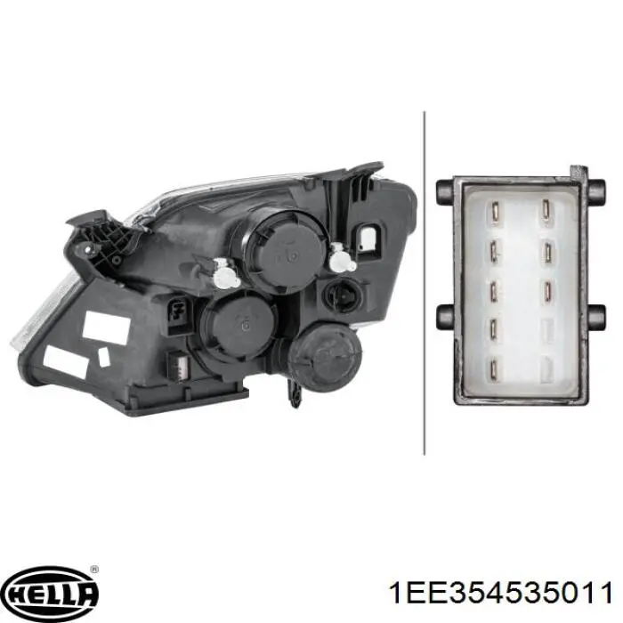 93321052 General Motors Фара дальнього світла в зборі