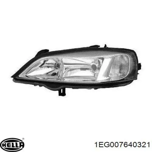 1EG007640321 HELLA Основна фара - вставка