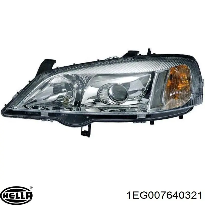 Купити 1EG007640321 HELLA Права блок фара