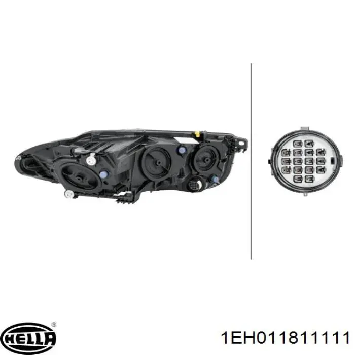 Фари HELLA 1EH011811111 ціна, від 516.94 USD