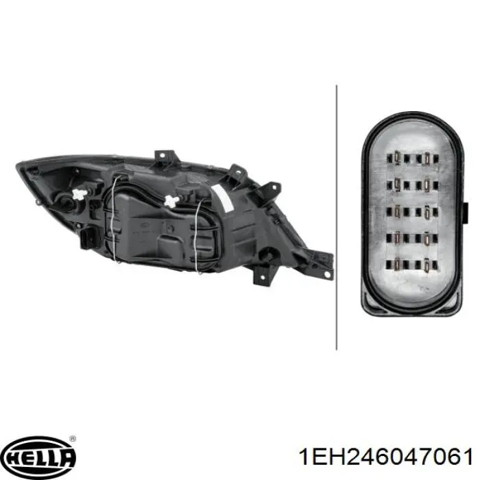  Фара права Mercedes Sprinter 