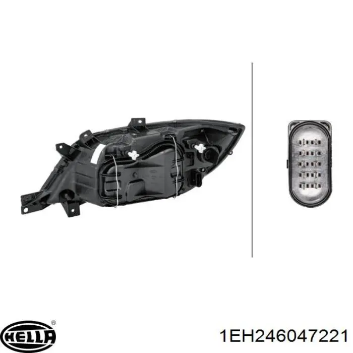 Купити ZBZ111496R Signeda Права блок фара