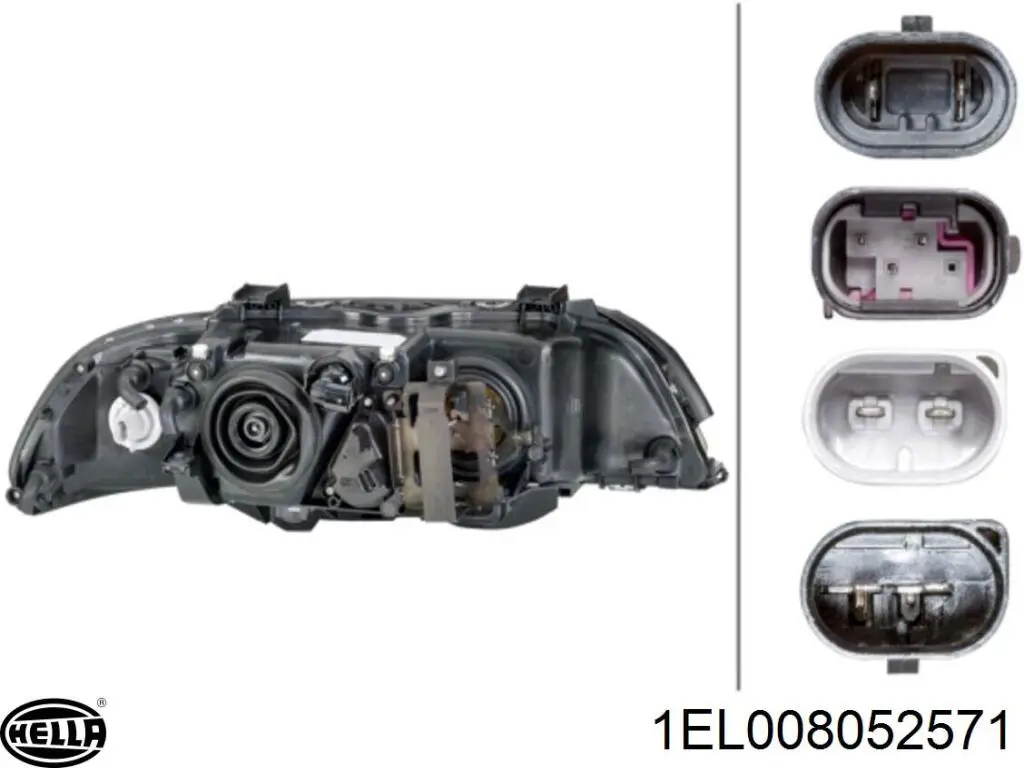 6912435 BMW Фара ліва передня