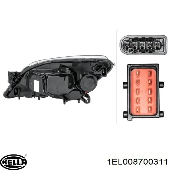 Фара ліва 93178639 General Motors
