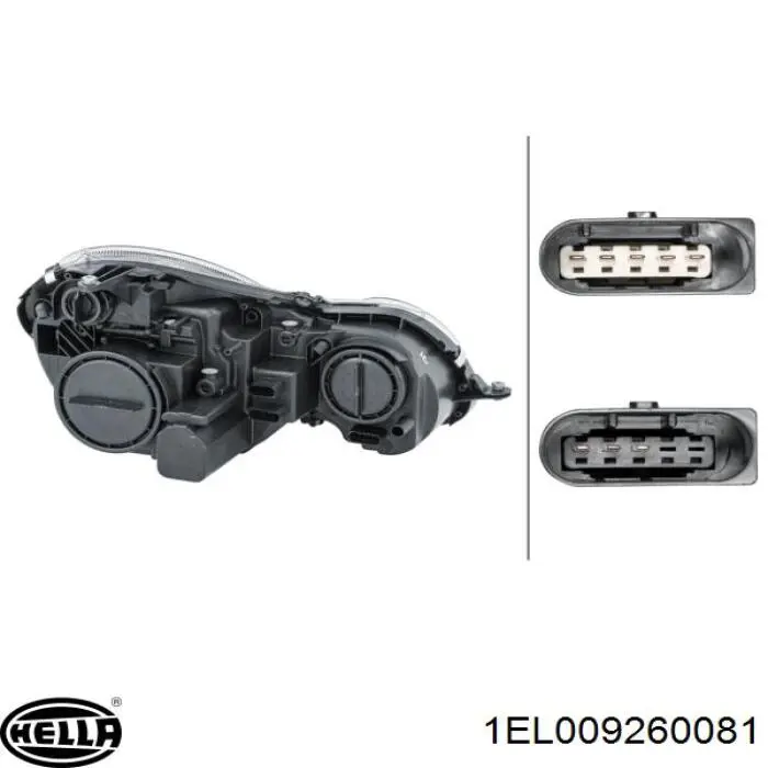 501710E Polcar Основна фара - вставка