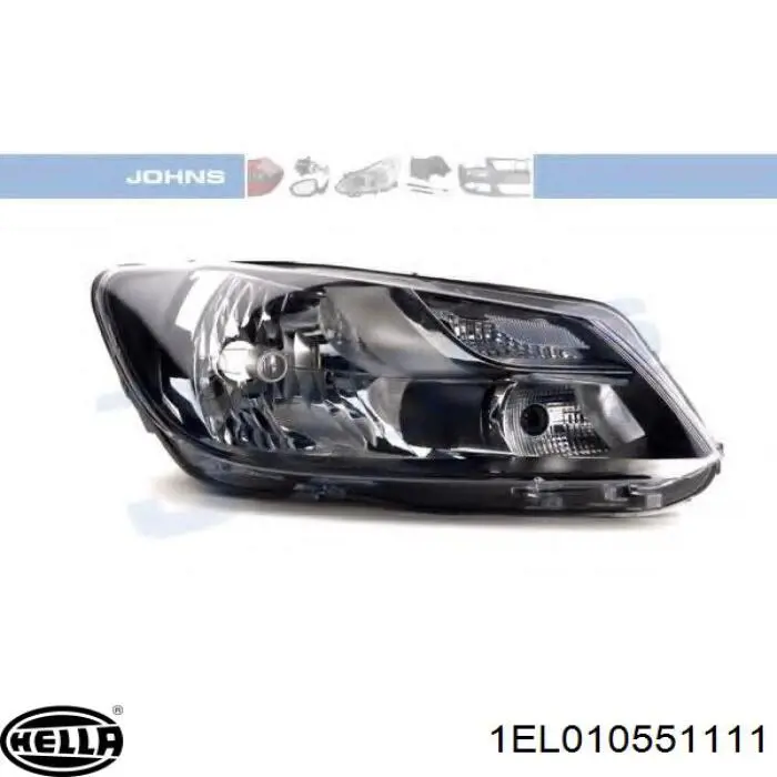3941067 Autotechteile Фара дальнього світла в зборі