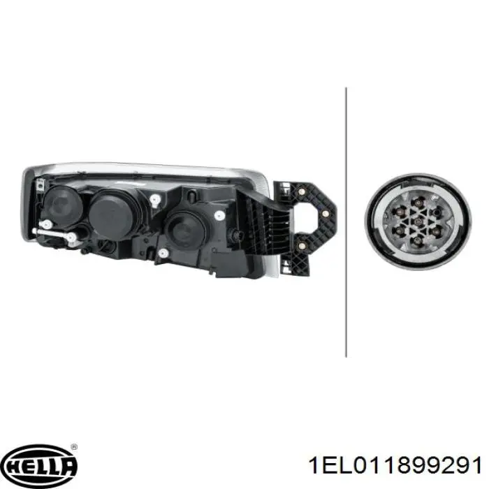 8733091SX Stellox Фара дальнього світла в зборі