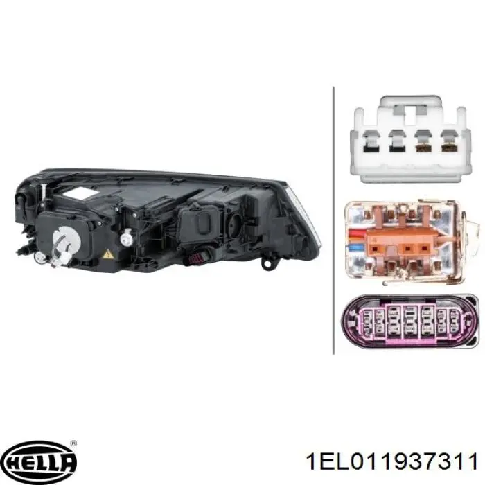 Фари HELLA 1EL011937311 ціна, від 817.21 USD