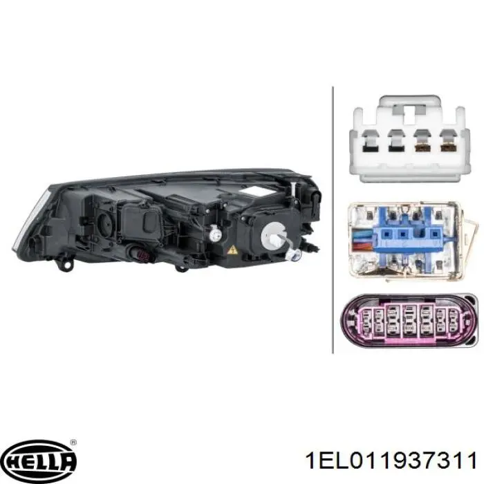 Купити 1EL011937311 HELLA Основна фара в зборі ліва