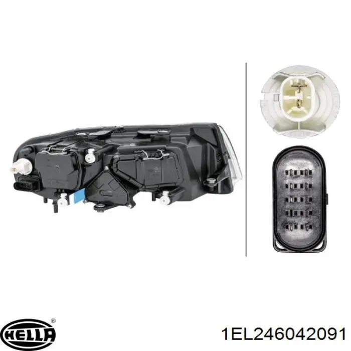 Фари HELLA 1EL246042091 ціна, від 377.03 USD