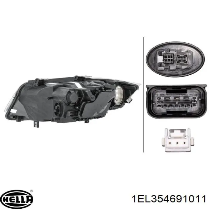 7006395 Autotechteile Фара дальнього світла в зборі