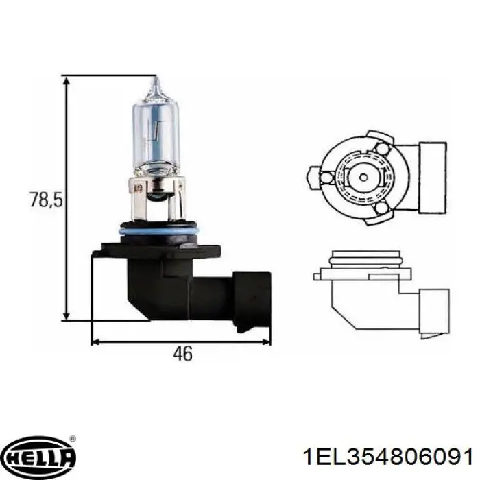 Купити 1EL354806091 HELLA Фара