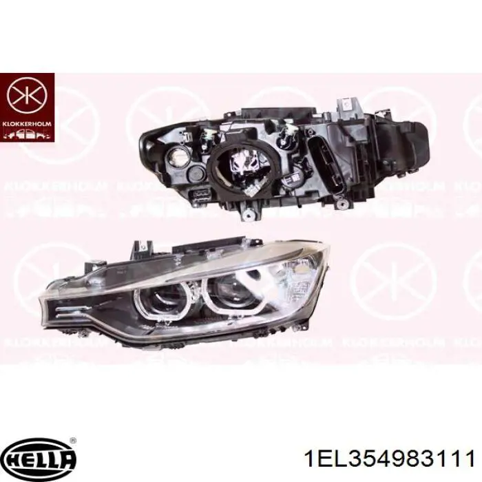 Фара ліва 7006317 Autotechteile