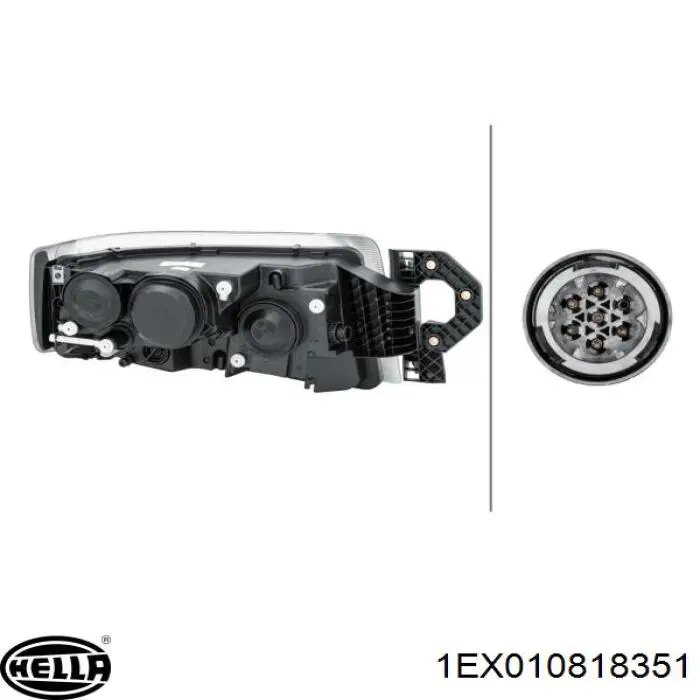 Фари HELLA 1EX010818351 ціна, від 691.41 USD