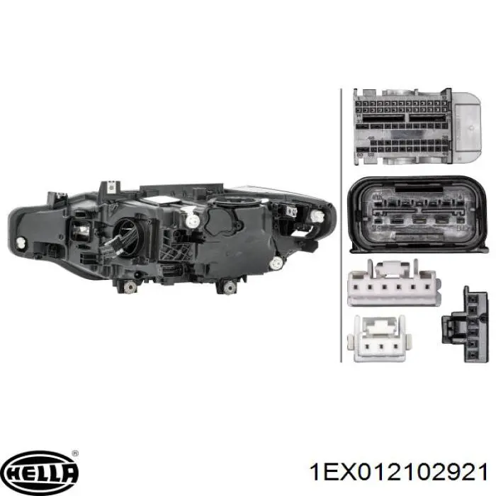 7006370 Autotechteile Основна фара - вставка