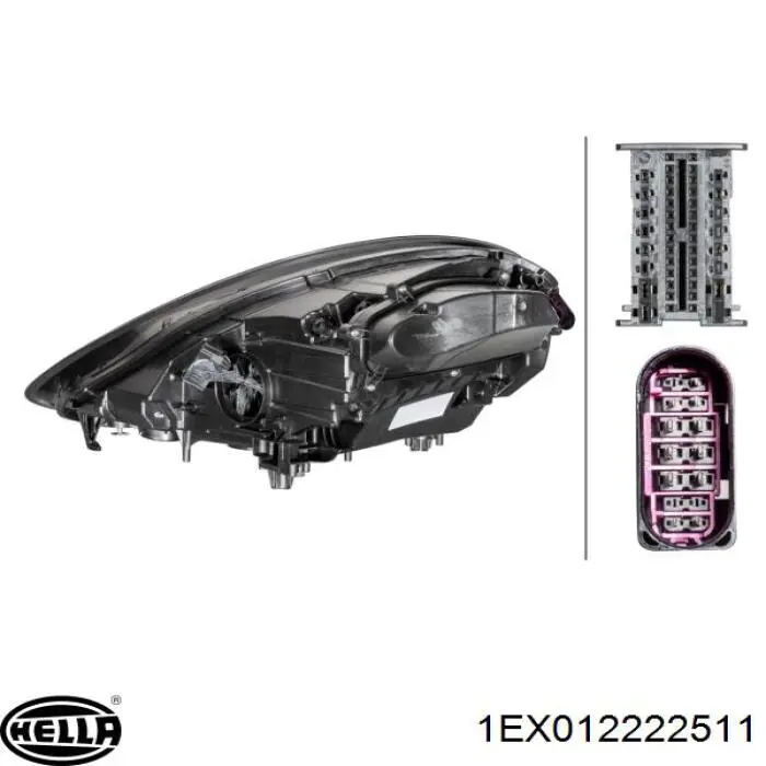 Фари HELLA 1EX012222511 ціна, від 1730.32 USD