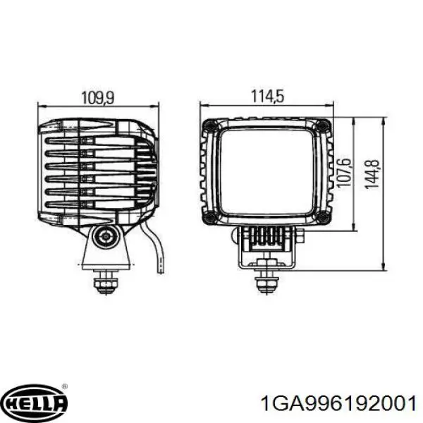 Світлодіодна лампочка (LED) 1GA996192001 HELLA