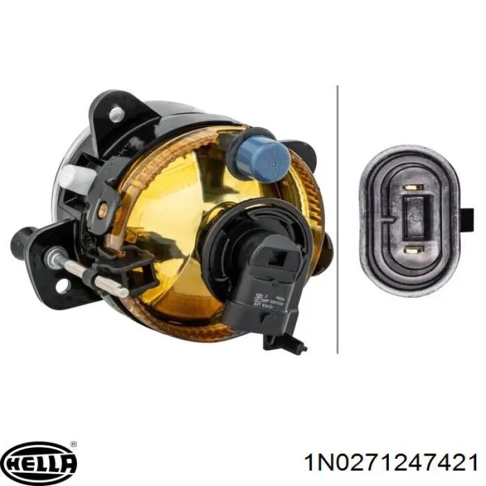 Туманка права HELLA 1N0271247421 ціна, від 13.22 USD