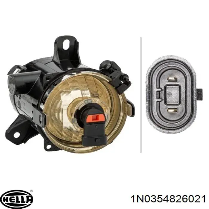 Купити 1N0354824021 HELLA Протитуманка права