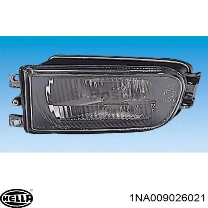 Фара протитуманна, права 0318408014 Bosch