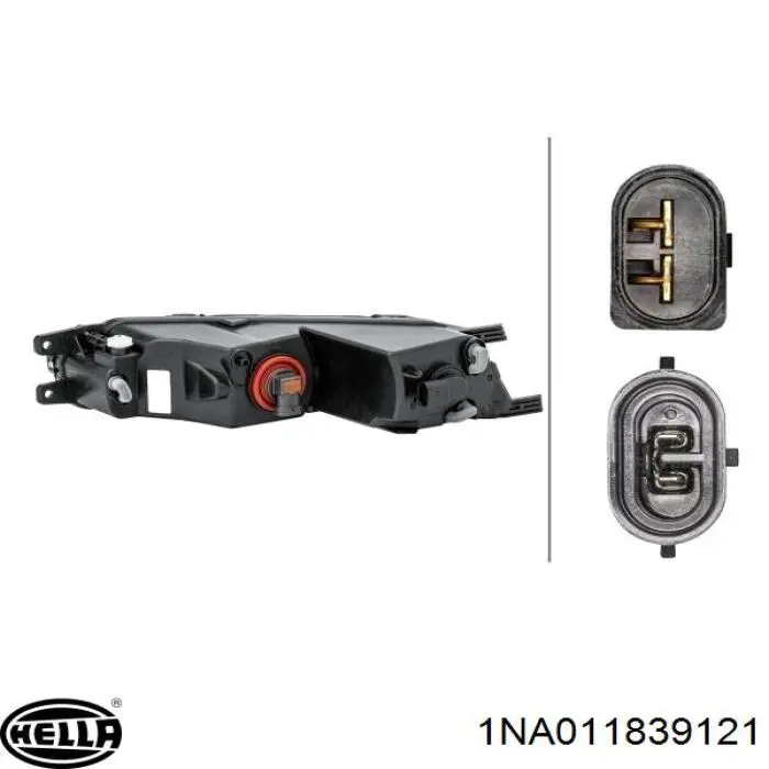 Фара протитуманна, права Depo/Loro/Abakus FP7434H4E ціна, від 35.71 USD