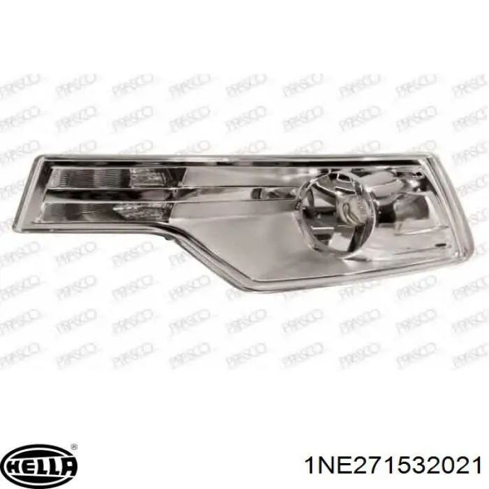 Фара протитуманна, права 1NE271532021 HELLA