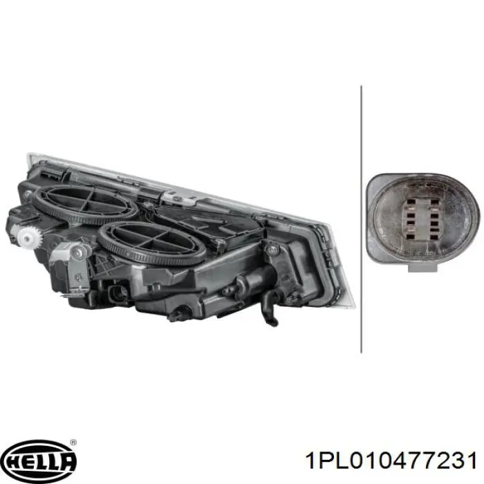 Фара протитуманна, ліва 131VT16232AL Giant