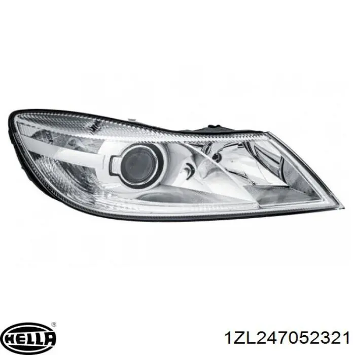 Фара правая HELLA 1ZL247052321 ціна, від 458.61 USD