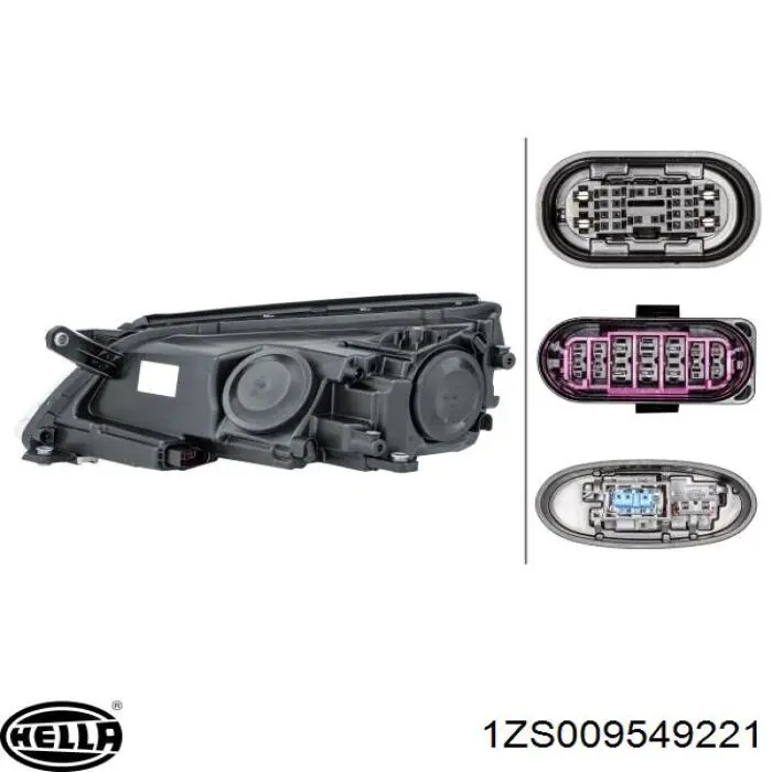 Фара правая VAG 5N1941040K ціна, від 689.43 USD