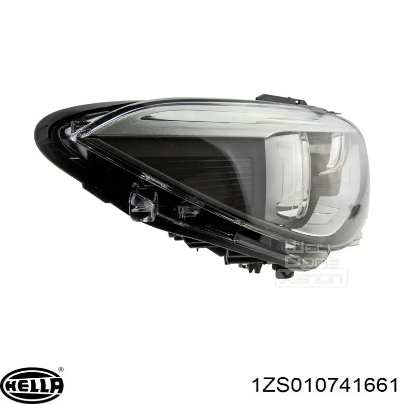 Купити 1ZS010741661 HELLA Права блок фара