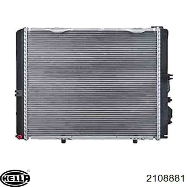 D7M032TT Thermotec Радіатор охолодження двигуна