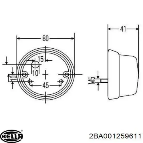 Купити A0008264347 Mercedes Поворотник