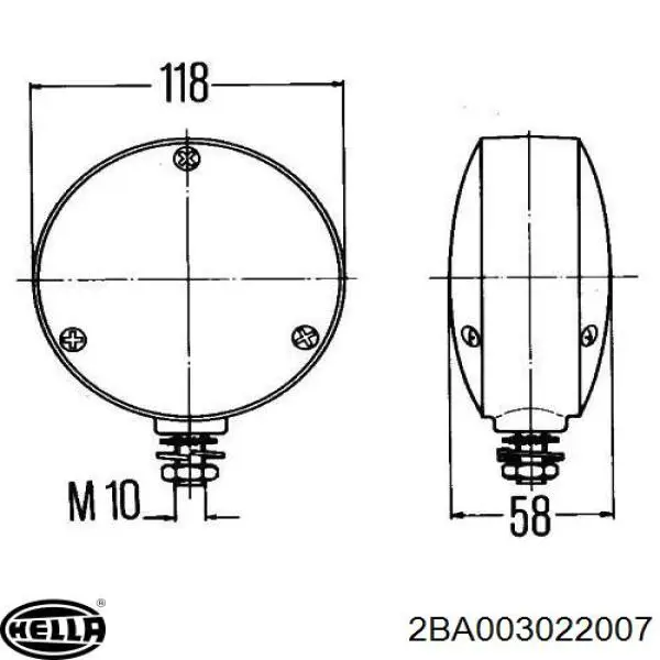  HELLA 2BA003022007 ціна, від 25.47 USD