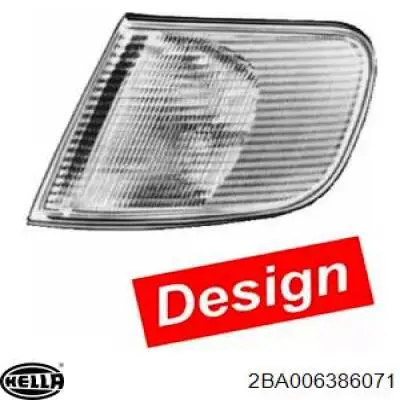 Вказівник повороту лівий 2BA006386071 HELLA