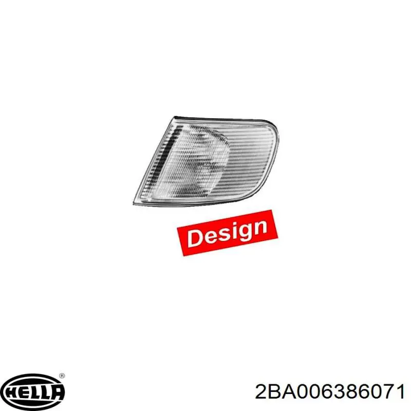 Купити 2BA006386071 HELLA Лівий ліхтар покажчика повороту