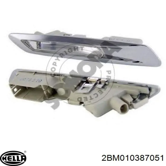 7016368 Autotechteile Покажчик повороту на крилі