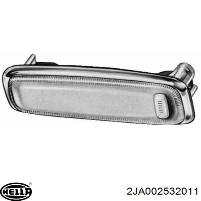 Плафон освітлення салону/кабіни HELLA 2JA002532011 ціна, від 15.52 USD