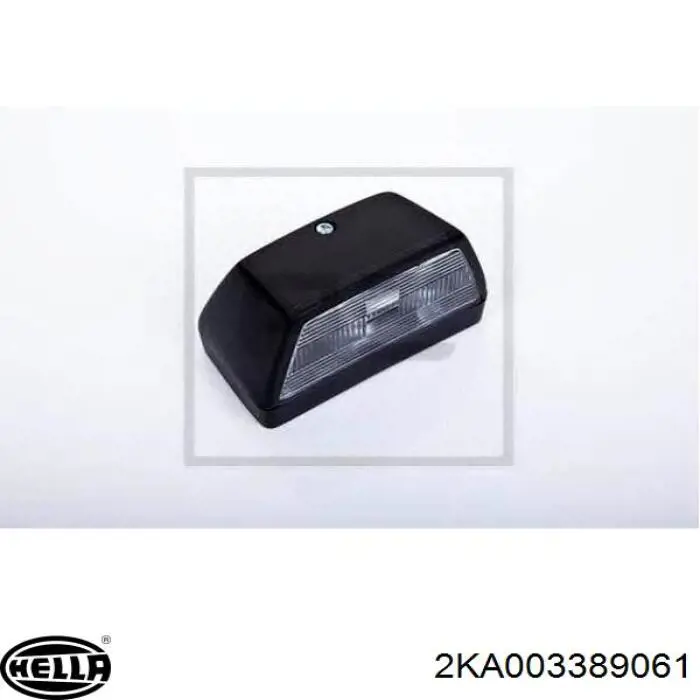 Ліхтар освітлення номерного знака HELLA 2KA003389061