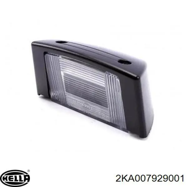 Ліхтар підсвічування заднього номерного знака 2KA007929001 HELLA