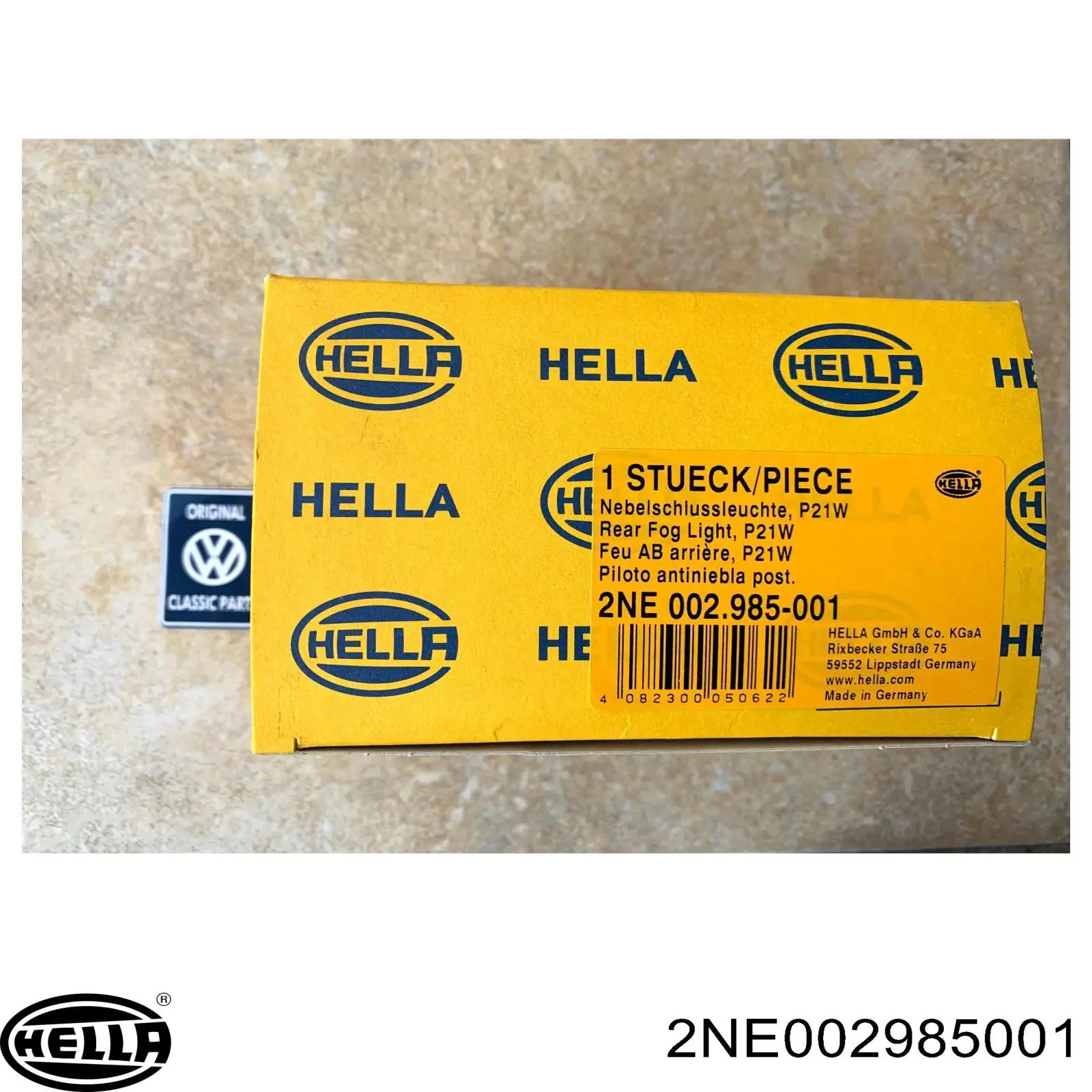 2NE002985001 HELLA Фара задня