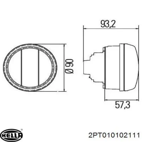  HELLA 2PT010102111 ціна, від 123.89 USD